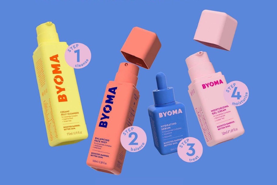 byoma 4 step skincare bundle