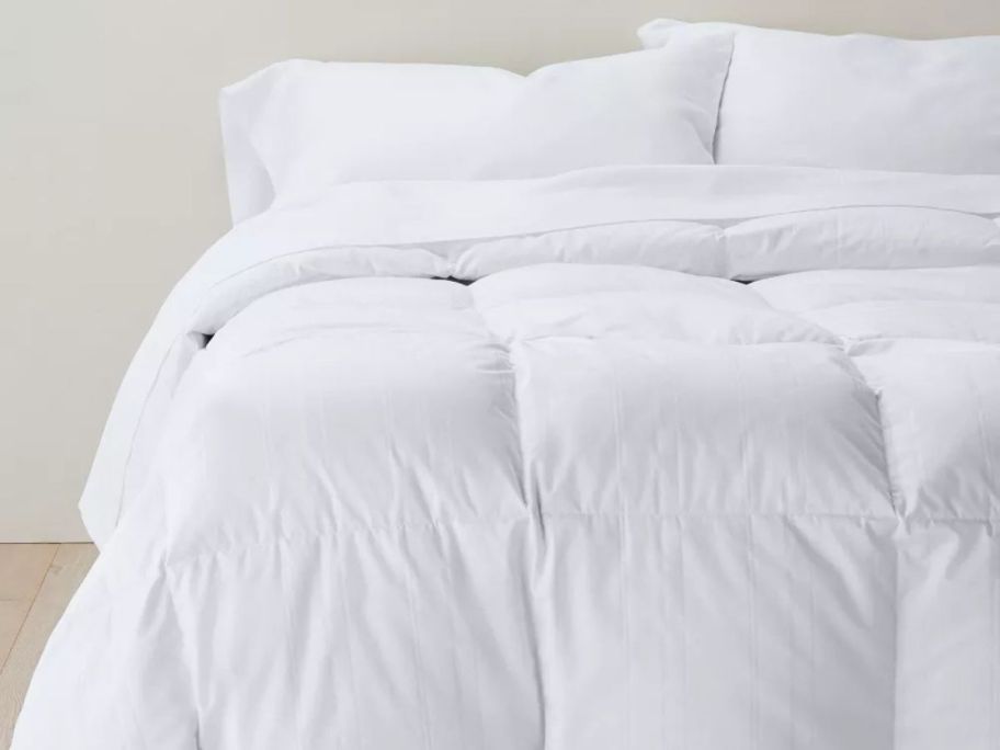 Casaluna Premium Down Comforter on bed