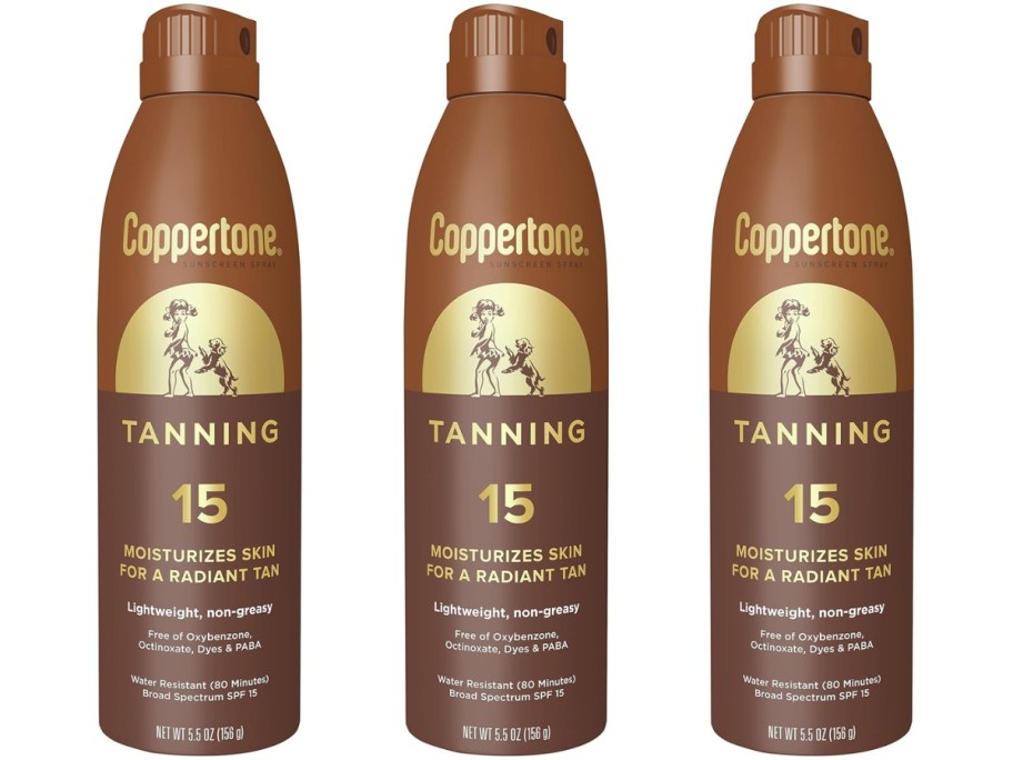 Coppertone Tanning Sunscreen Spray SPF 15