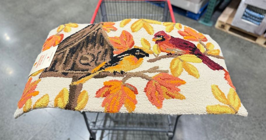 Costco Hand-Hooked Accent Rug Birds