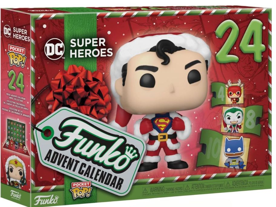 Funko Pop! DC Super Heroes Advent Calendar stock image