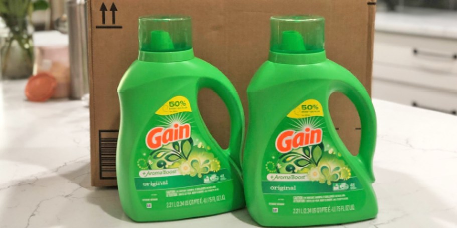 Score $10 Off 4 Gain Laundry Detergent Products on Amazon