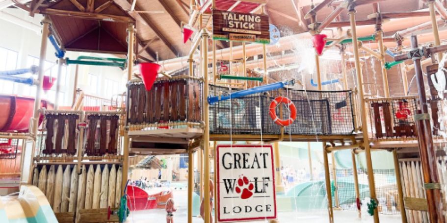 GO! Great Wolf Lodge Only $88.89 a Night (Includes SIX Waterpark Passes!)