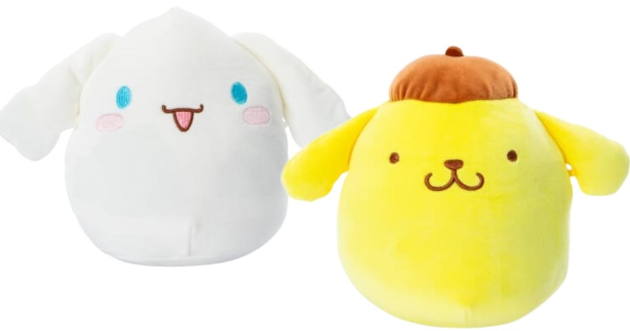 Cinnamoroll & Pompompurin Squishmallows