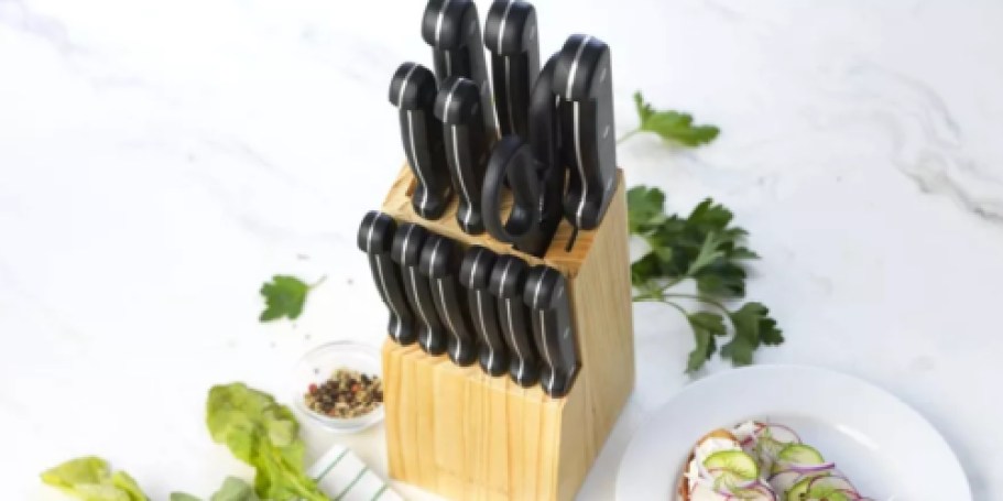 GoodCook 14-Piece Knife Set w/ Wood Block Just $23.99 on Target.com (Reg. $40)