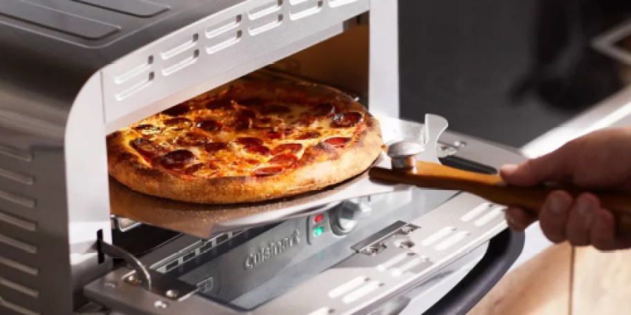 Cuisinart Pizza Oven Just $119.95 Shipped (Reg. $300) | Includes Pizza Stone, Peel, & Deep Dish Pan