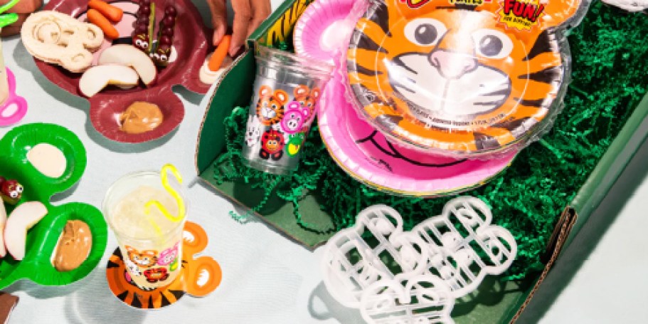 Enter to Win a Zoo Pals Meal Kit (Includes Plates, Cups, Coasters, & Sandwich Cutters!)