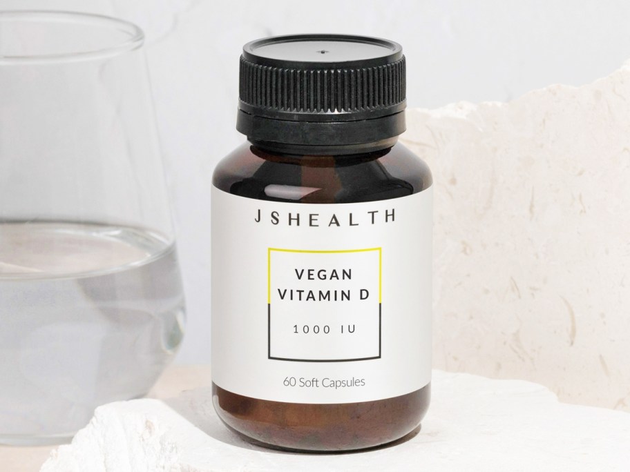 A bottle of JS Health Vitamin D