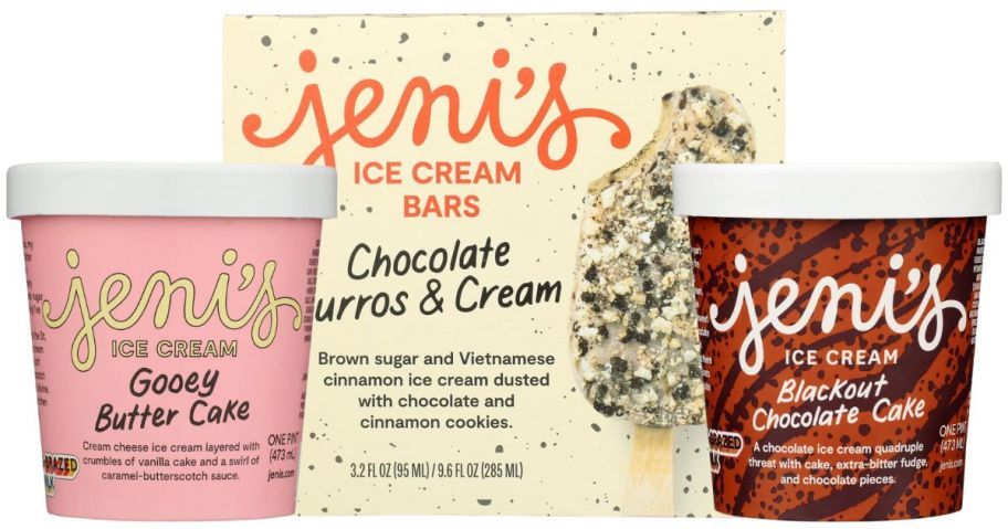 Jeni's Ice Cream Pints and Bars