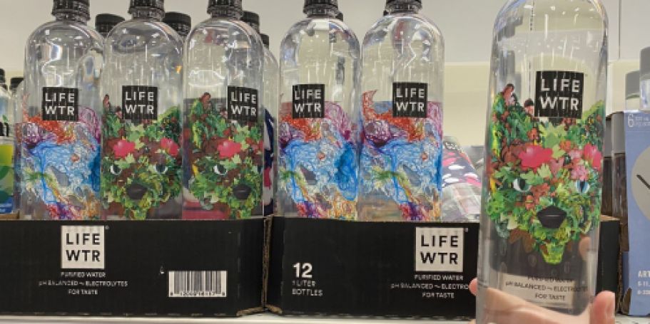 LIFEWTR Purified Drinking Water 1-Liter Just 98¢ After Walmart Cash