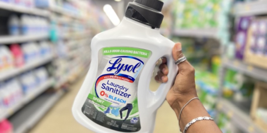 Lysol Laundry Sanitizer 90oz Just $8 Shipped for Prime Members (Reg. $13)