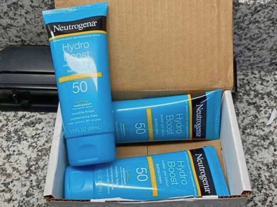 Neutrogena Hydro Boost Sunscreen 3-pack