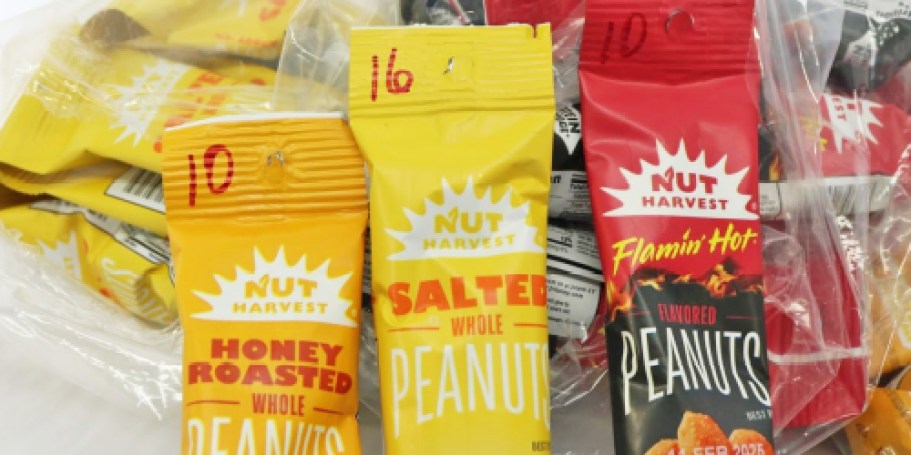 Nut Harvest 36-Count Peanut Variety Pack Just $11.51 Shipped on Amazon