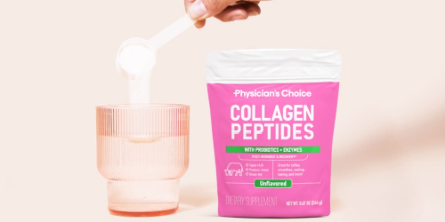 Physician’s Choice Collagen Peptides Just $11 Shipped on Amazon (Only 30¢ Per Serving)