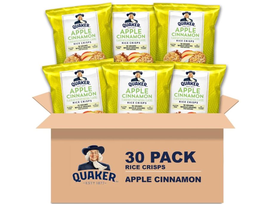 Quaker Rice Crisps Apple Cinnamon 30-Count