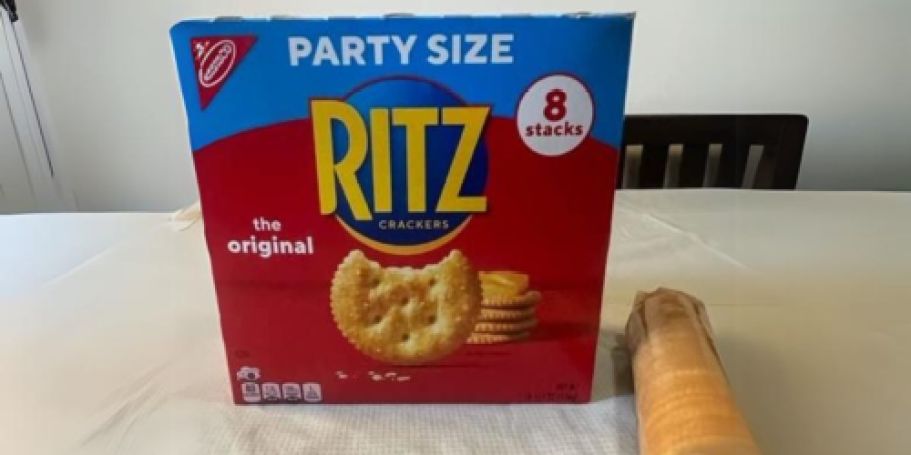 RITZ Crackers Party Size Box w/ 8 Sleeves Just $3.59 Shipped on Amazon