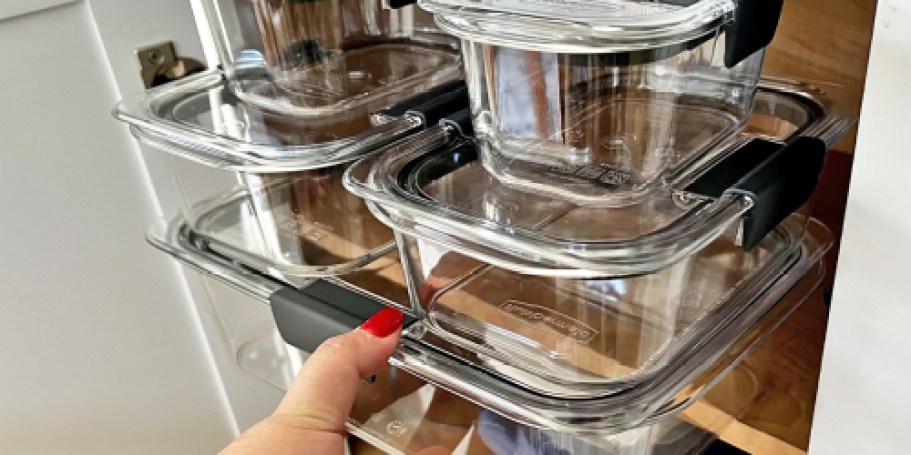 Rubbermaid Brilliance 10-Piece Food Storage Set UNDER $18 on Amazon
