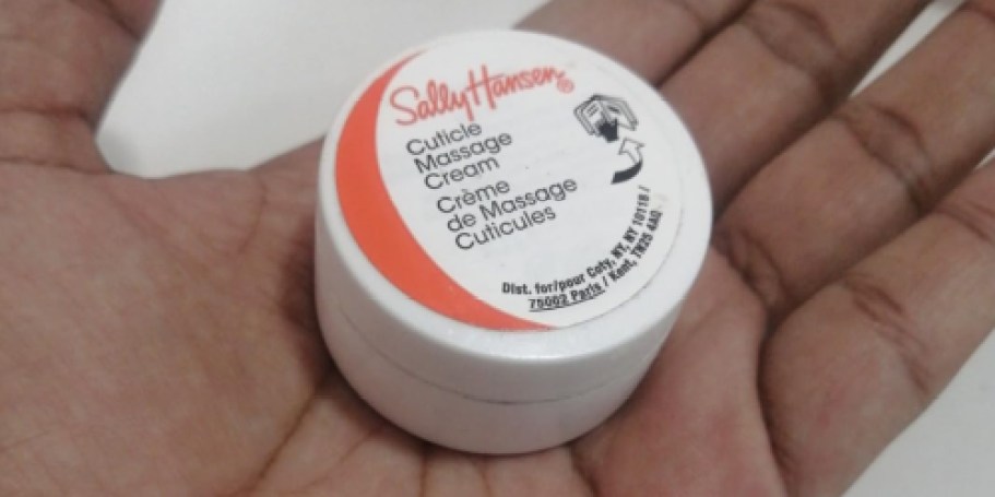 Sally Hansen Cuticle Massage Cream Only $3 Shipped for Amazon Prime Members (Reg. $8)