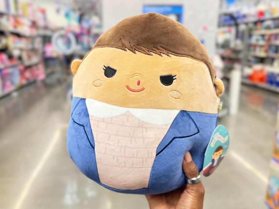 Squishmallows 10" Eleven Plush in hand in store