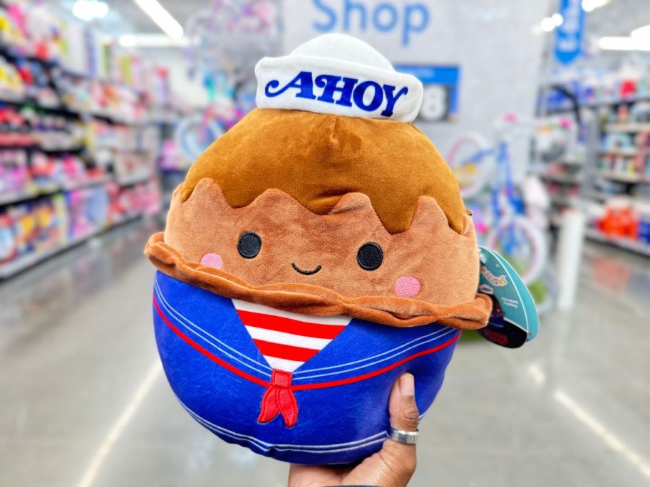 Squishmallows 10" Stranger Things Ahoy Chocolate Ice Cream Plush in had in store