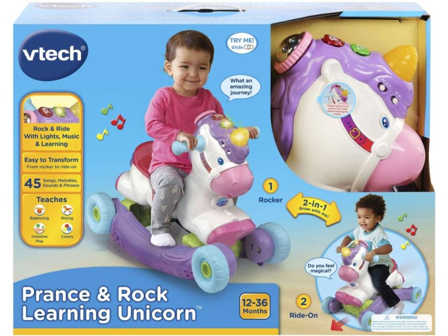 VTech Prance and Rock Learning Unicorn in a box