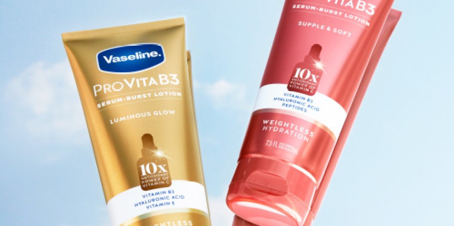 Vaseline Serum Burst Lotion Only $3.59 Shipped on Amazon (Regularly $9)