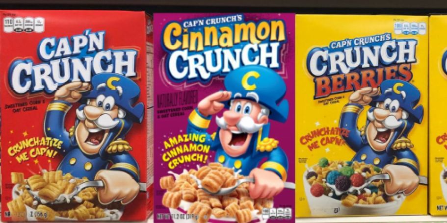 Cap’n Crunch Cereal 4-Pack Only $8.92 Shipped on Amazon