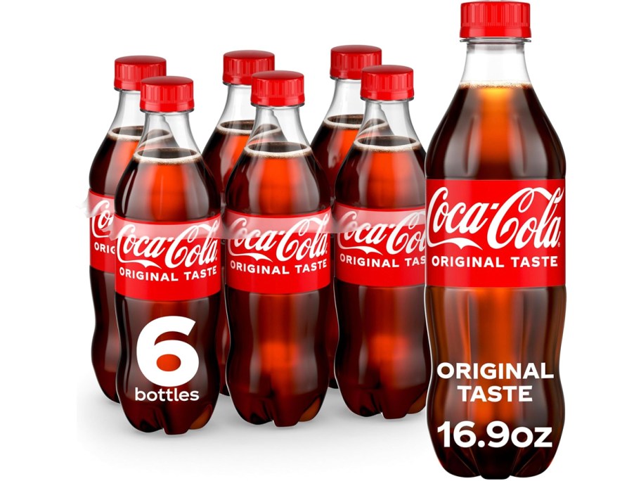 6 pack of coke bottles