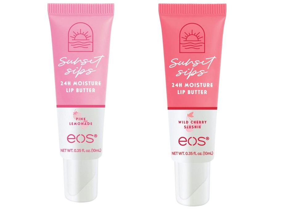 eos Sunset Sips Lip Butter Tube stock images