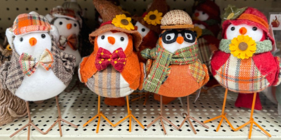 Fall Fabric Birds Only $5.99 at Hobby Lobby (Reg. $10)