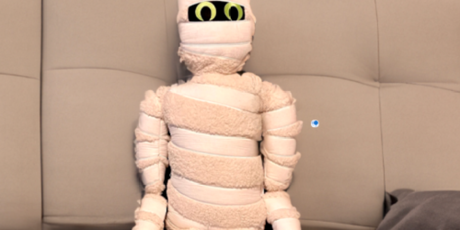 Marshalls 5-Foot Mummy Pillow $59.99 | Glows in the Dark (Sold Out Fast Last Year)