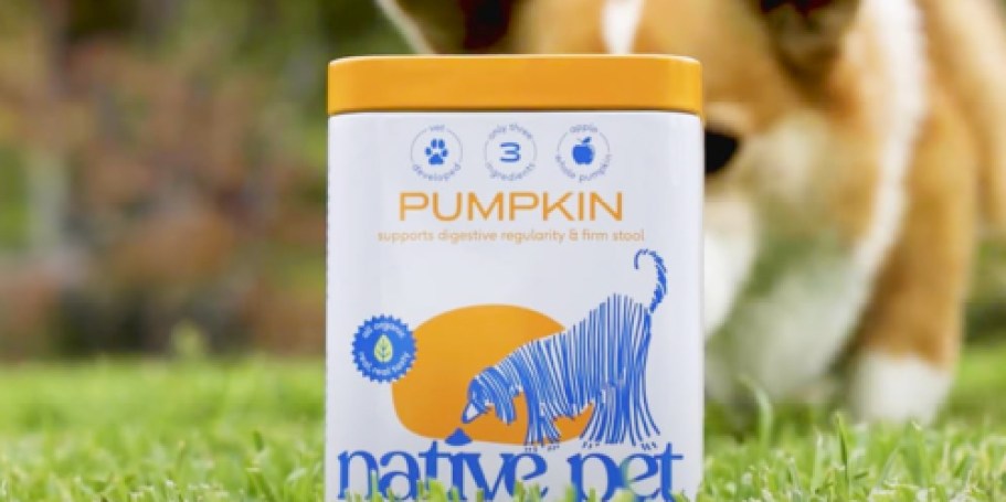 Native Pet Pumpkin Digestive Support Only $13.99 Shipped For Amazon Prime Members (Reg. $20)