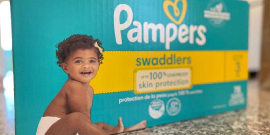 TWO Boxes of Pampers Diapers ONLY $17.84 Each w/ Stackable Savings on Walgreens.com