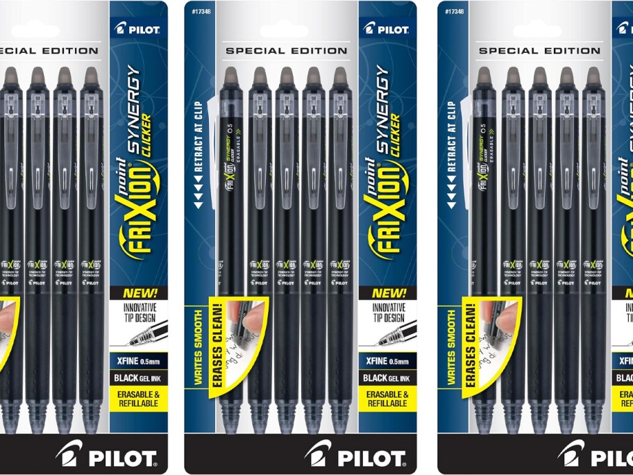 3 packs of pilot frixion pens 5 pack