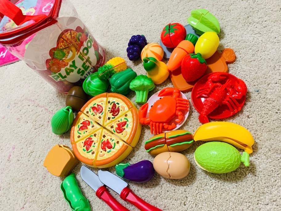 pretend play food set 