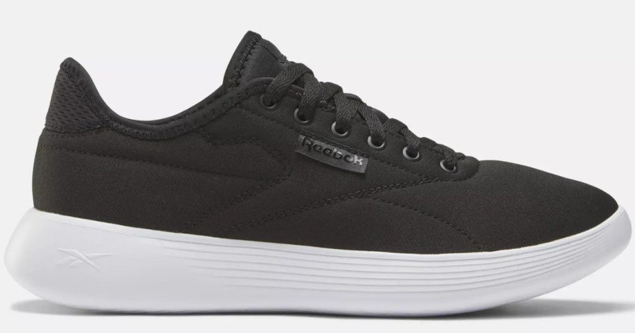 men's Reebok black and white casual sneaker