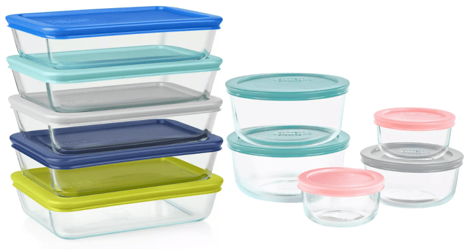 2 Pyrex 10-Piece Sets