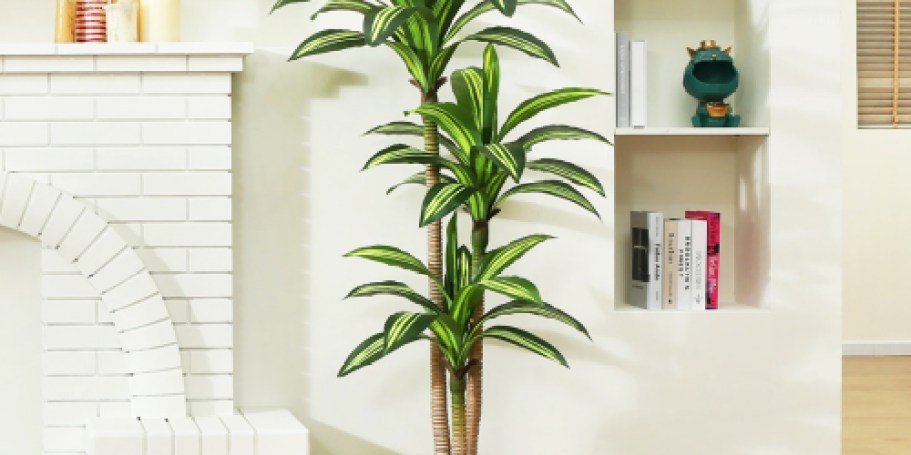 Faux Dracaena Tree Just $34.99 on Walmart.com (Regularly $100)