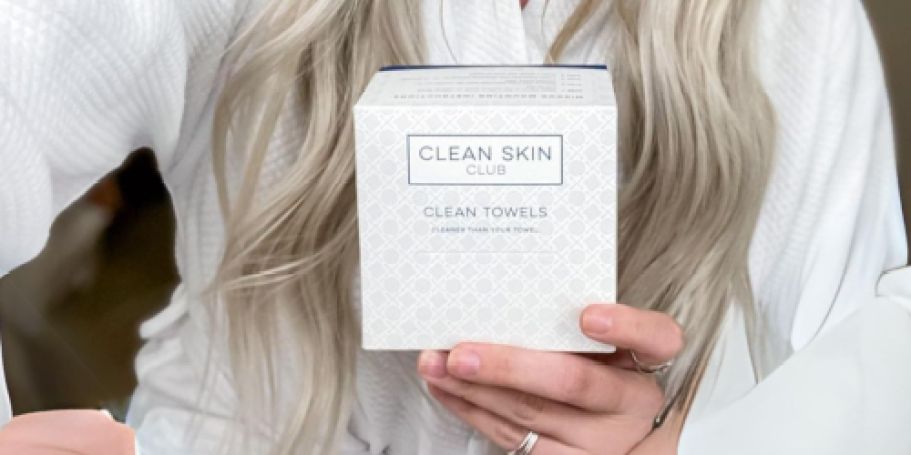 Clean Skin Club Face Towels 25-Count Only $6.57 Shipped on Amazon | Great for Travel