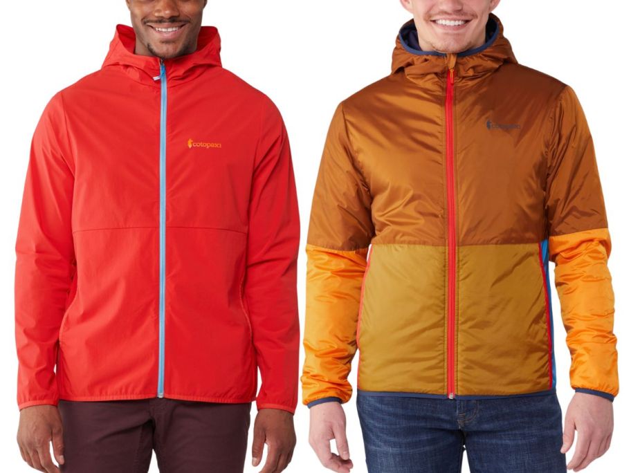 2 men wearing Cotopaxi Windbreakers