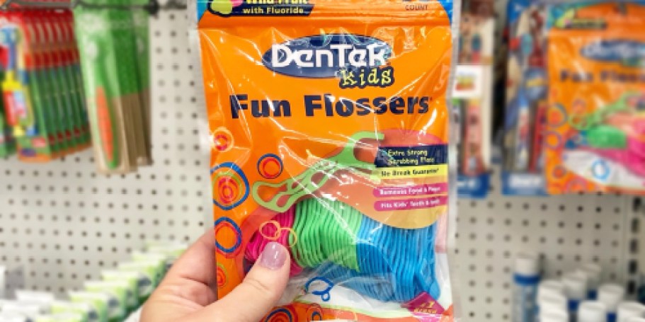 DenTek Kids Floss Picks 6-Pack $5.97 Shipped on Amazon | Under $1 Per Bag!