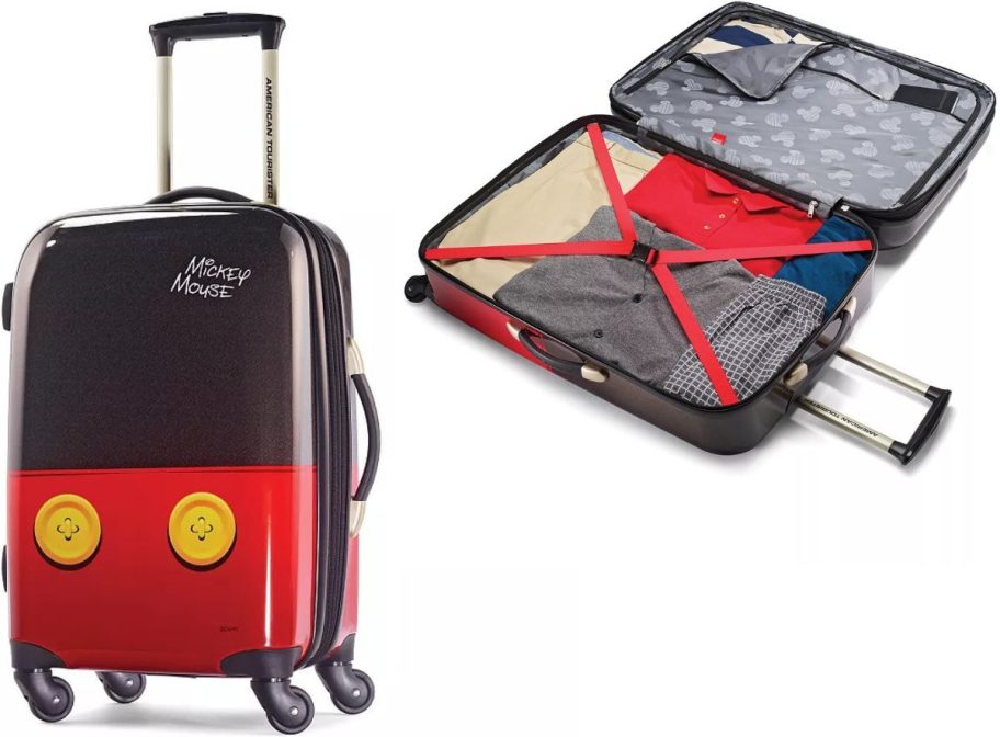 Stock image of Mickey Mouse Luggage