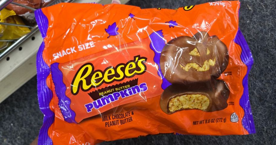 bag of Hershey's The Great Pumpkin Charlie Brown Reese's Pumpkins 