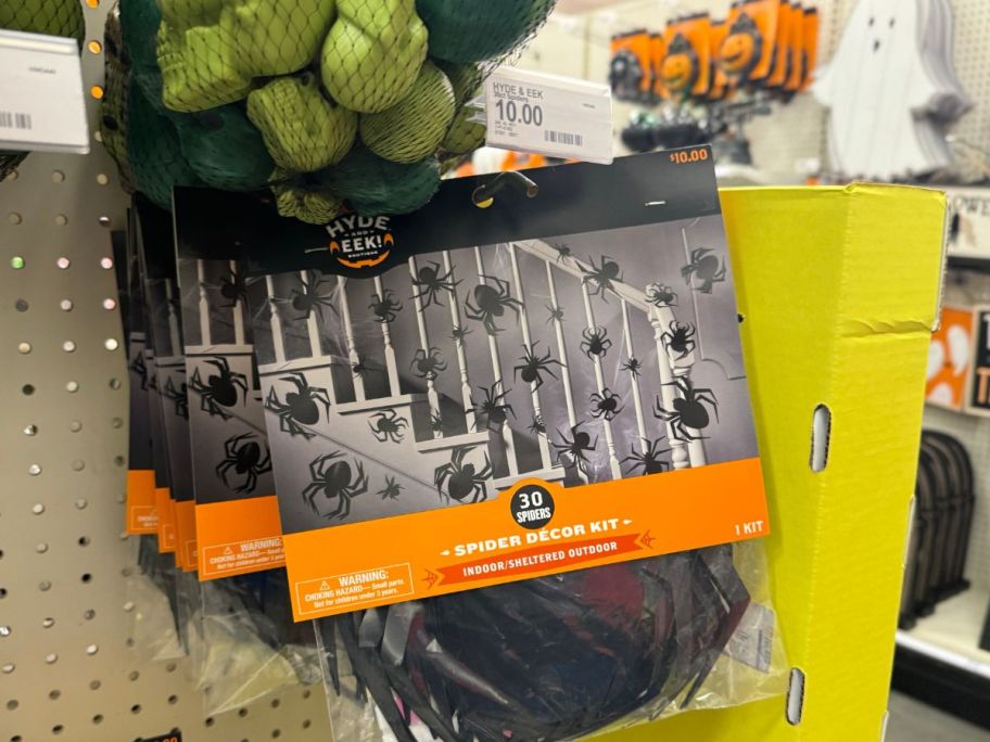 Hyde & EEK! Boutique Halloween Decor Spiders Kit in store