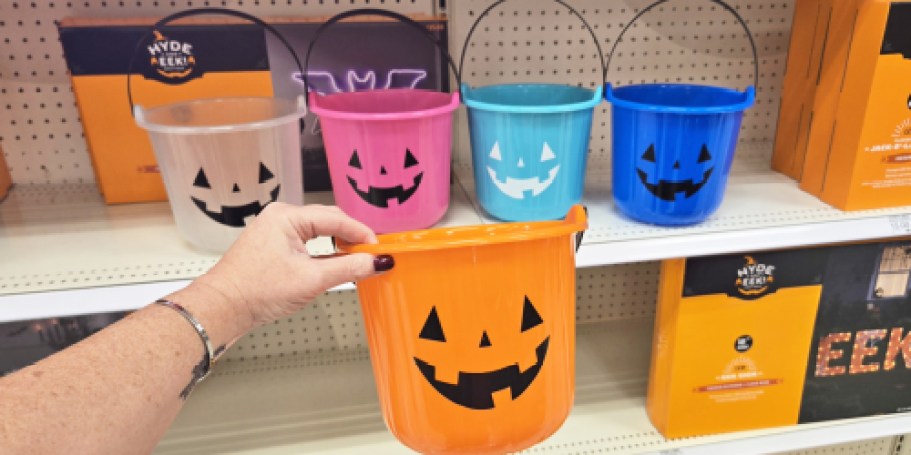 BOGO 50% Off Target Halloween Pumpkin Buckets  – Just 75¢ Each