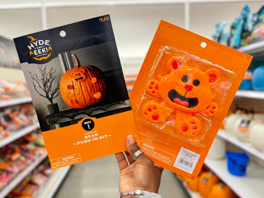 Hyde and Eek Pumpkin Bear Push-In Kit