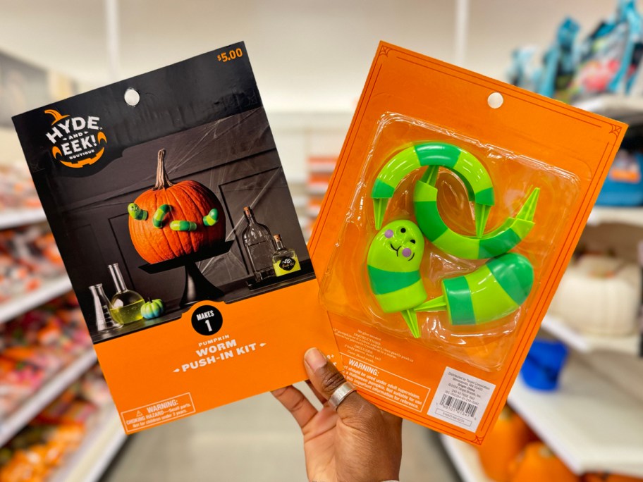 Hyde and Eek Pumpkin Worm Push-In Kit