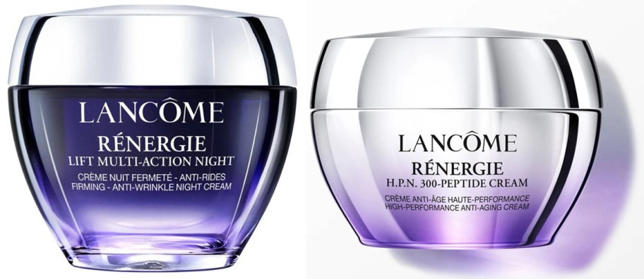 Lancome Renergie Lift Multi-Action Night and HPN 300-Peptide Cream