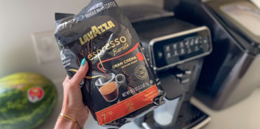 Lavazza Espresso 2lb Bag Only $9.69 Shipped w/ TWO Amazon Coupons