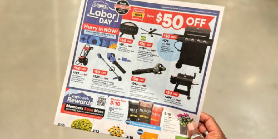 Lowe’s Labor Day Sale Ends Tonight | Save Big on Paint, Fall Plants, Tools & More